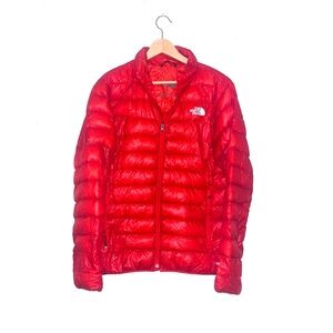 The North Face Fiery Red Quilted Jacket